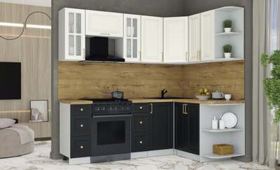 Кухонный гарнитур Интерлиния Мила Шато 1.5x2.2 PR