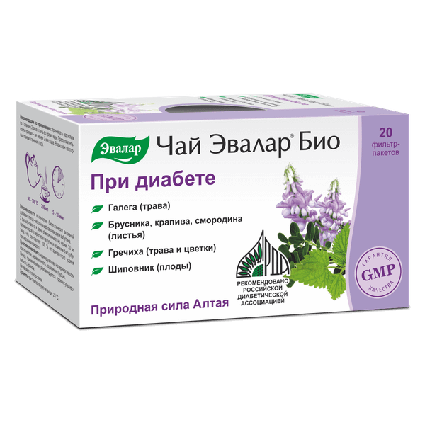 Пищевая добавка Эвалар БИО при диабете