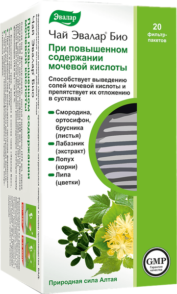 Пищевая добавка Эвалар БИО при повышенном содержании мочевой кислоты - фото