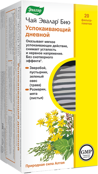 Пищевая добавка Эвалар БИО успокаивающий дневной - фото