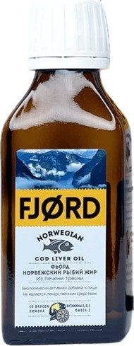 Жирные кислоты Fjord Норвежский рыбий жир из печени трески со вкусом лимона - фото