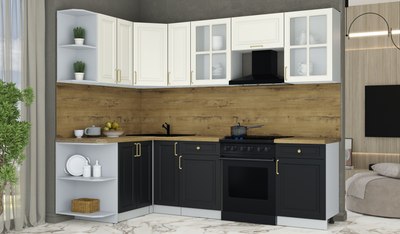 Кухонный гарнитур Интерлиния Мила Шато 1.5x2.5 LV