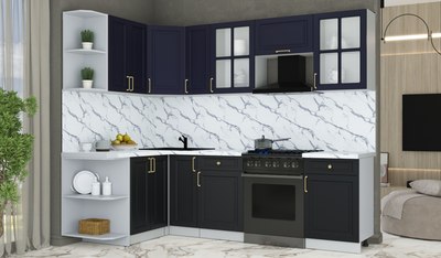 Кухонный гарнитур Интерлиния Мила Шато 1.5x2.5 LV