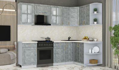 Кухонный гарнитур Интерлиния Мила Шато 1.5x2.5 PR