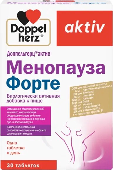 Комплексная пищевая добавка Doppelherz Актив Менопауза Форте - фото