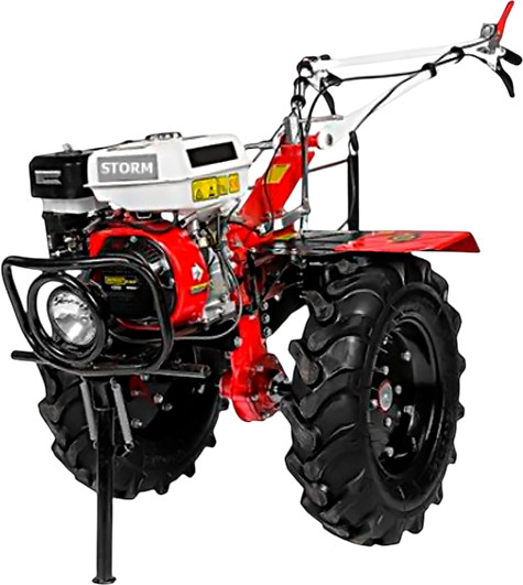 Мотоблок бензиновый StorM HP-1900 Pro (ВОМ, дифференциал, с пониженной передачей, без колес) - фото
