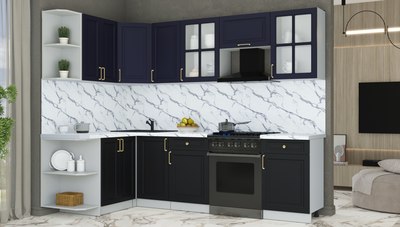 Кухонный гарнитур Интерлиния Мила Шато 1.5x2.6 LV