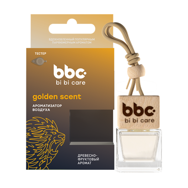 Ароматизатор автомобильный BiBiCare Golden Scent 4424