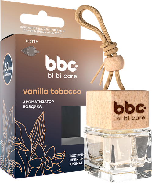 Ароматизатор автомобильный BiBiCare Vanilla Tobacco 4429 - фото