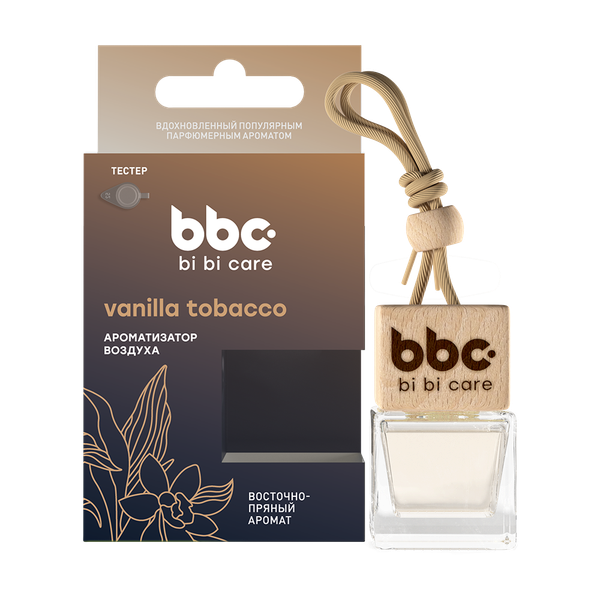Ароматизатор автомобильный BiBiCare Vanilla Tobacco 4429