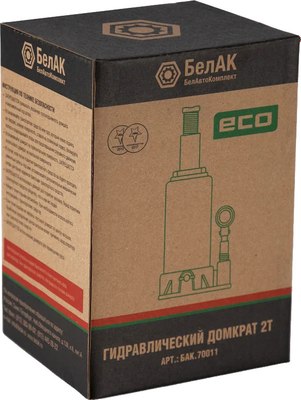 Бутылочный домкрат БелАК Eco 2т / БАК.70011 