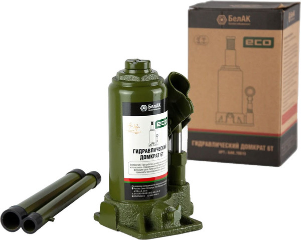 Бутылочный домкрат БелАК Eco 6т / БАК.70015