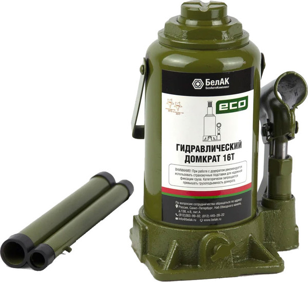 Бутылочный домкрат БелАК Eco 16т / БАК.70020 - фото