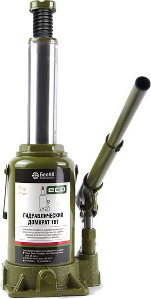 Бутылочный домкрат БелАК Eco 16т / БАК.70020