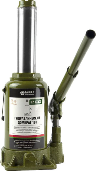 Бутылочный домкрат БелАК Eco 16т / БАК.70020