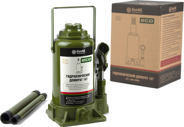 Бутылочный домкрат БелАК Eco 16т / БАК.70020