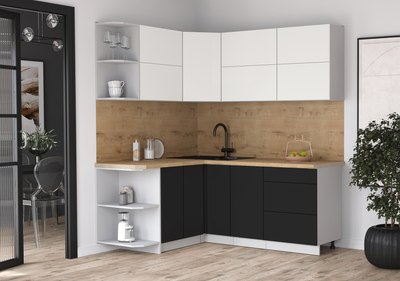 Кухонный гарнитур Интерлиния Мила Матте 1.5x1.9 А