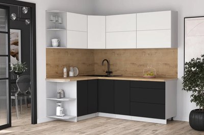 Кухонный гарнитур Интерлиния Мила Матте 1.5x2.2 А