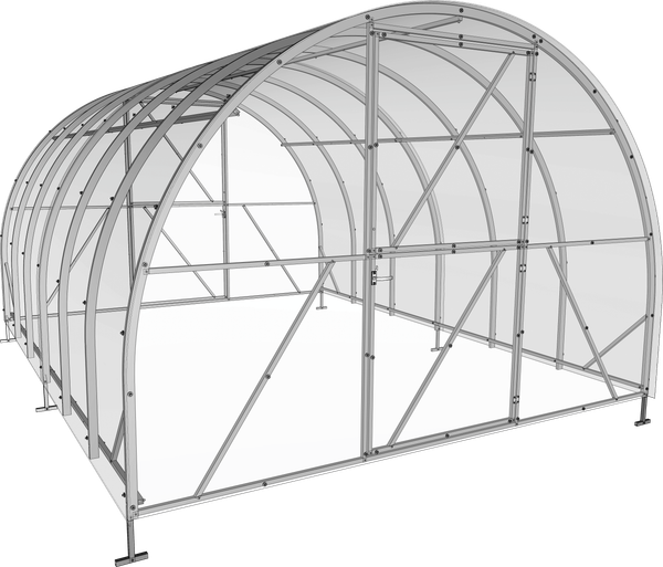 Каркас теплицы ИМпласт Атлант 3х8 дуги 40х20 шаг 67 / 15321 - фото