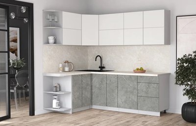 Кухонный гарнитур Интерлиния Мила Матте 1.5x2.3 А