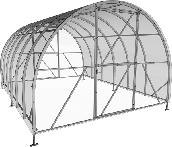 Теплица ИМпласт Атлант 3х4 дуги 40х20 шаг 67 / 15323 - фото