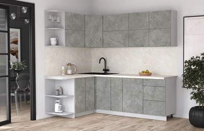 Кухонный гарнитур Интерлиния Мила Матте 1.5x2.3 А