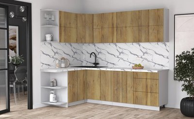 Кухонный гарнитур Интерлиния Мила Матте 1.5x2.5 А