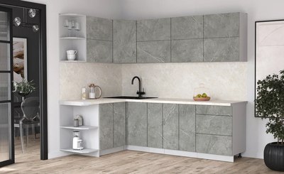 Кухонный гарнитур Интерлиния Мила Матте 1.5x2.5 А