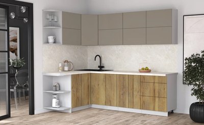 Кухонный гарнитур Интерлиния Мила Матте 1.5x2.5 А