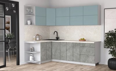 Кухонный гарнитур Интерлиния Мила Матте 1.5x2.5 А