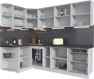 Кухонный гарнитур Интерлиния Мила Матте 1.5x2.5 А