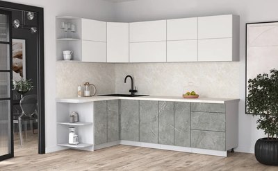 Кухонный гарнитур Интерлиния Мила Матте 1.5x2.6 А