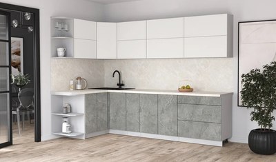 Кухонный гарнитур Интерлиния Мила Матте 1.5x2.9 А