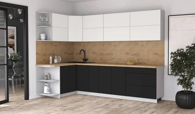 Кухонный гарнитур Интерлиния Мила Матте 1.5x2.9 А