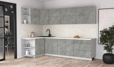 Кухонный гарнитур Интерлиния Мила Матте 1.5x2.9 А