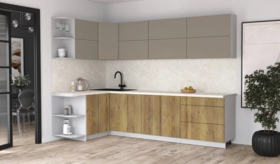 Кухонный гарнитур Интерлиния Мила Матте 1.5x2.9 А