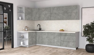 Кухонный гарнитур Интерлиния Мила Матте 1.5x3.0 А