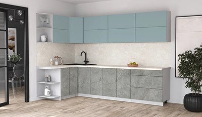 Кухонный гарнитур Интерлиния Мила Матте 1.5x3.0 А