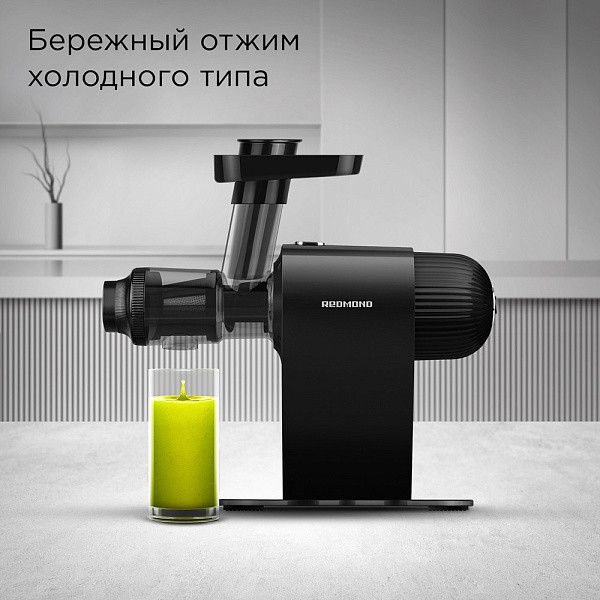Соковыжималка электрическая Redmond J1401 (черный)