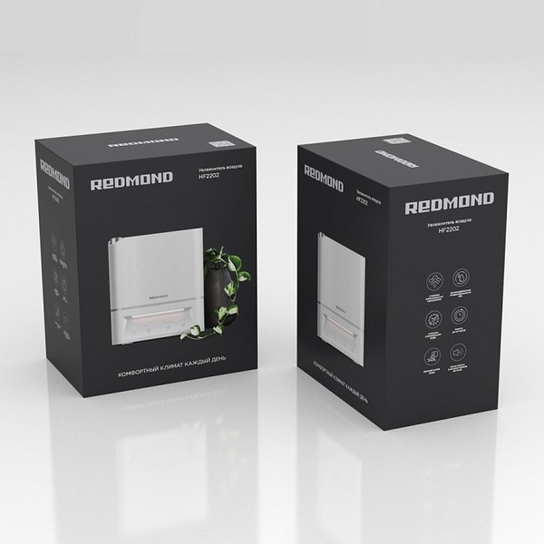 Ультразвуковой увлажнитель воздуха Redmond HF2202 (белый)