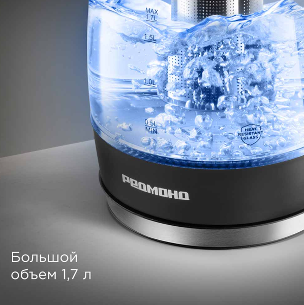 Электрочайник Redmond KG227 (черный)