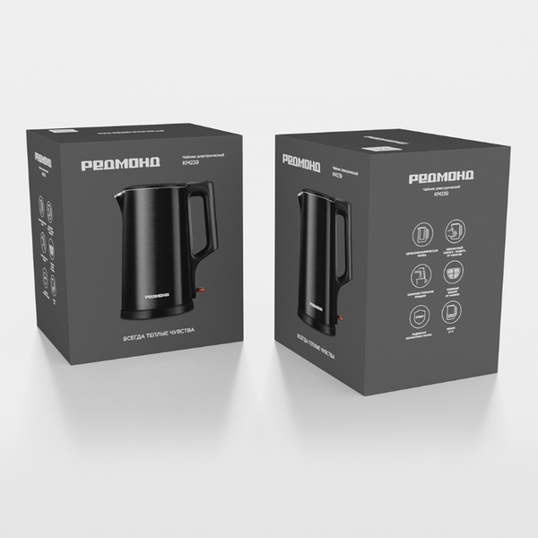 Электрочайник Redmond KM239 (черный)