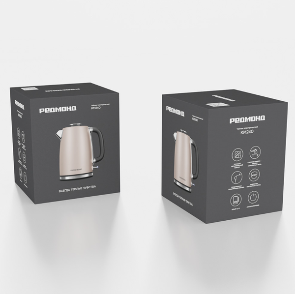 Электрочайник Redmond KM240 (бежевый)