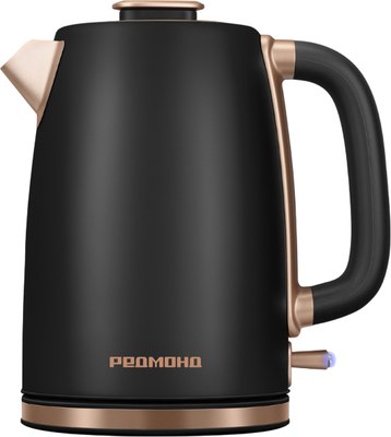 Электрочайник Redmond KM240 (черный/ бронза) - фото