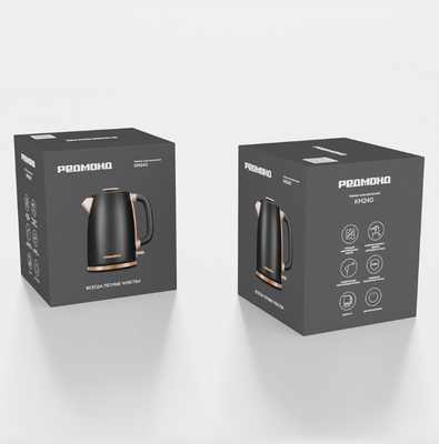 Электрочайник Redmond KM240 (черный/ бронза)