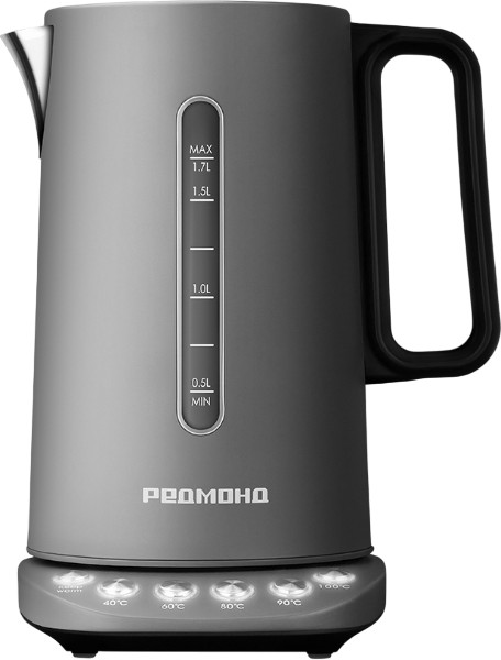 Электрочайник Redmond KM241 (серый) - фото