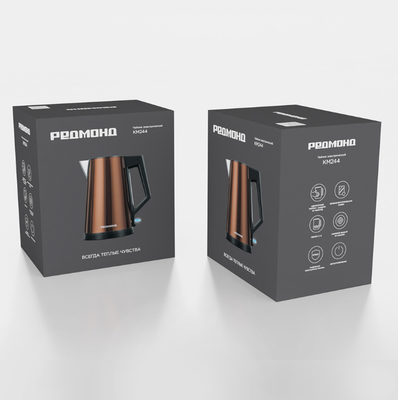 Электрочайник Redmond KM244 (коричневый)