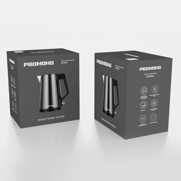 Электрочайник Redmond KM244 (черный)