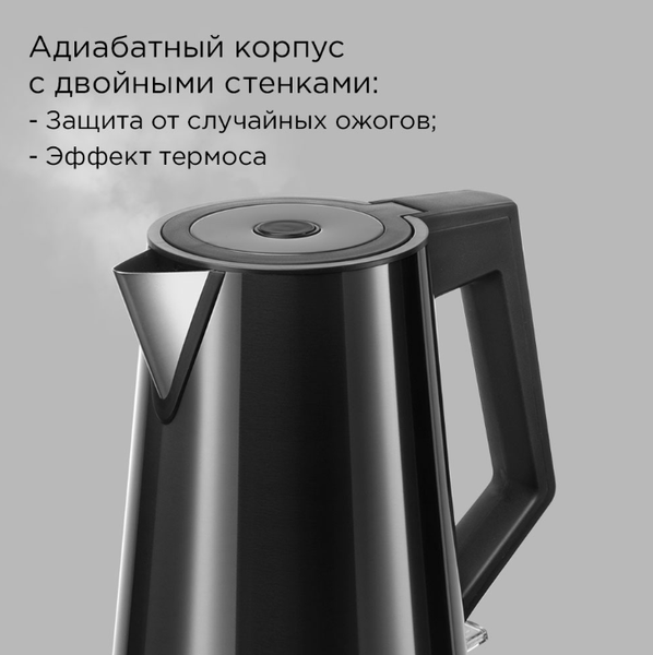 Электрочайник Redmond KM244 (черный)