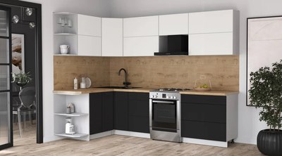 Кухонный гарнитур Интерлиния Мила Матте 1.5x2.8 Б